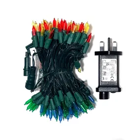 10 meters Colourful Waterproof extendable multifunction Christmas Tree LED Light 100 count
