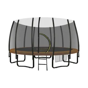 12ft Springless Trampoline, UV-Proof Mat, Safety Net - Kahuna