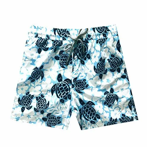 2018 Brand Vilebreq Beach Board Shorts Men Swimwear Flamingo Dolphin Mermaid Turtles Mens Bathing Short Brequin Quick Dry M-XXXL