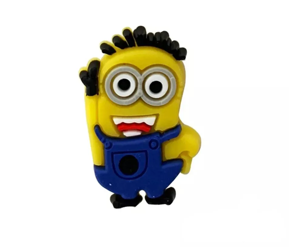 4 Pcs of Minion Shoe Charms For Croc, Bracelet, Shoe & Wristbands