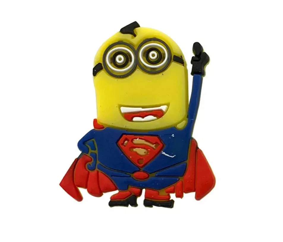 4 Pcs of Minion Shoe Charms For Croc, Bracelet, Shoe & Wristbands