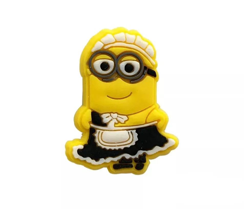 4 Pcs of Minion Shoe Charms For Croc, Bracelet, Shoe & Wristbands