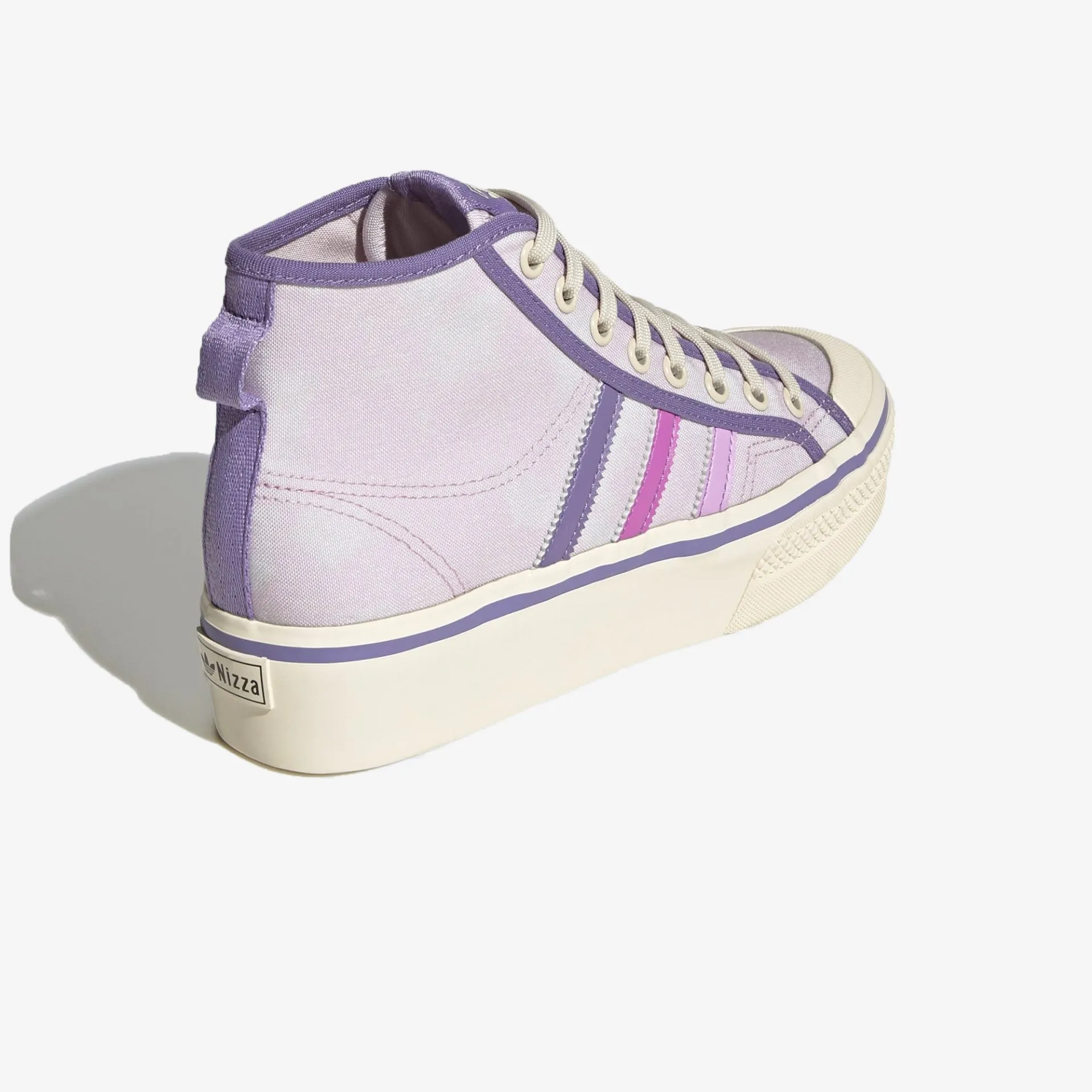 Adidas Originals | WMN'S NIZZA PLATFORM MID  { ALMOST PINK / PULSE LILAC