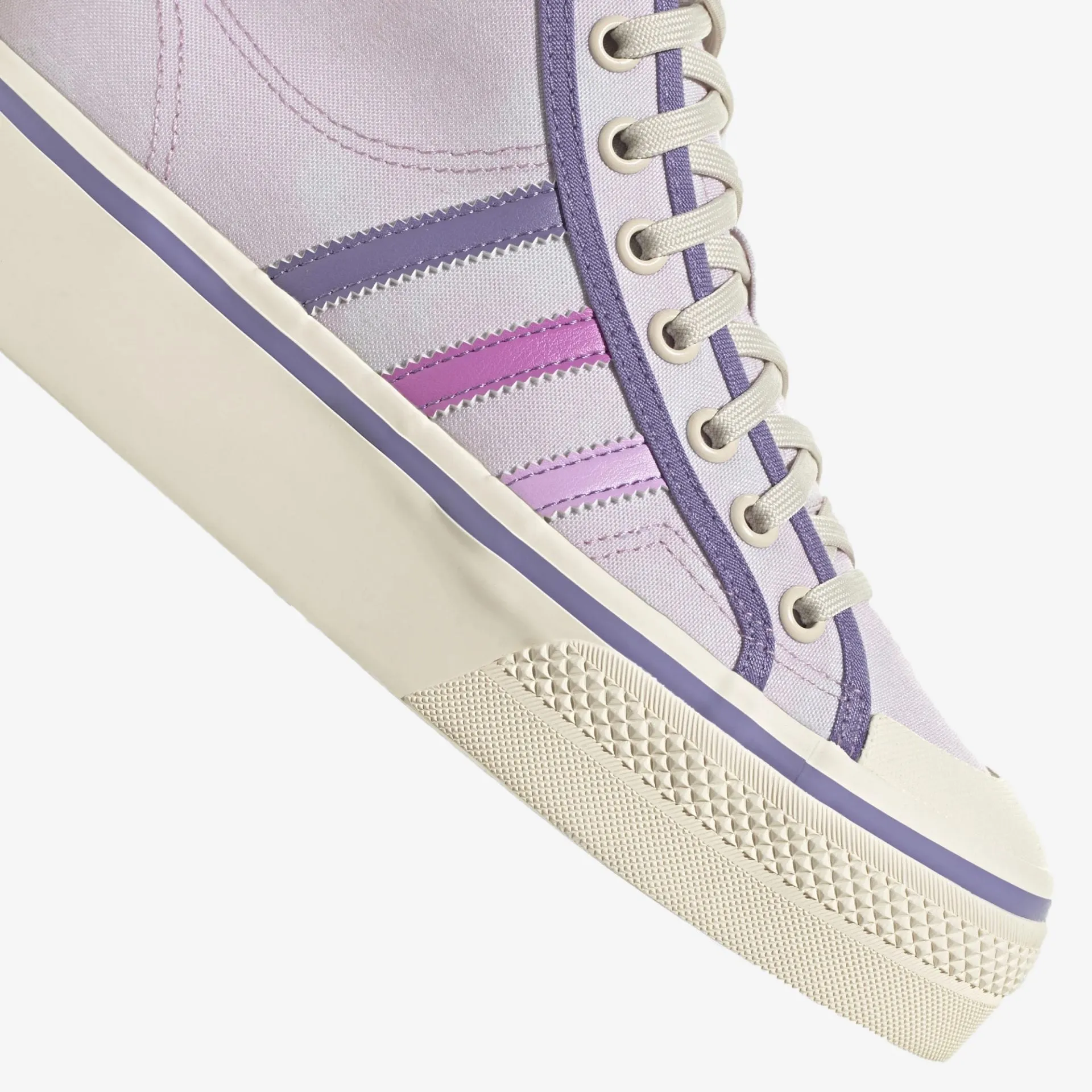 Adidas Originals | WMN'S NIZZA PLATFORM MID  { ALMOST PINK / PULSE LILAC