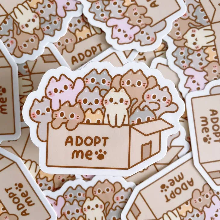 Adopt Me Kitty Cats Vinyl Sticker