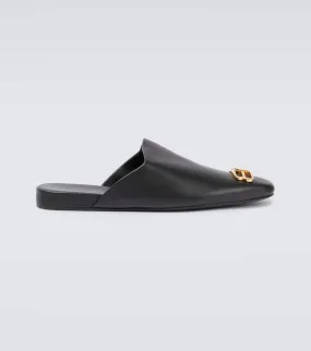 Balenciaga Cosy BB leather slippers