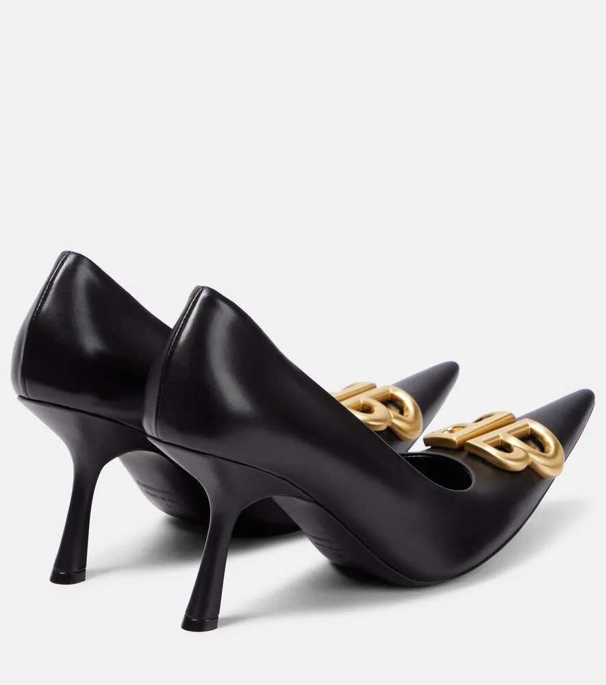Balenciaga Flex BB 90 leather pumps