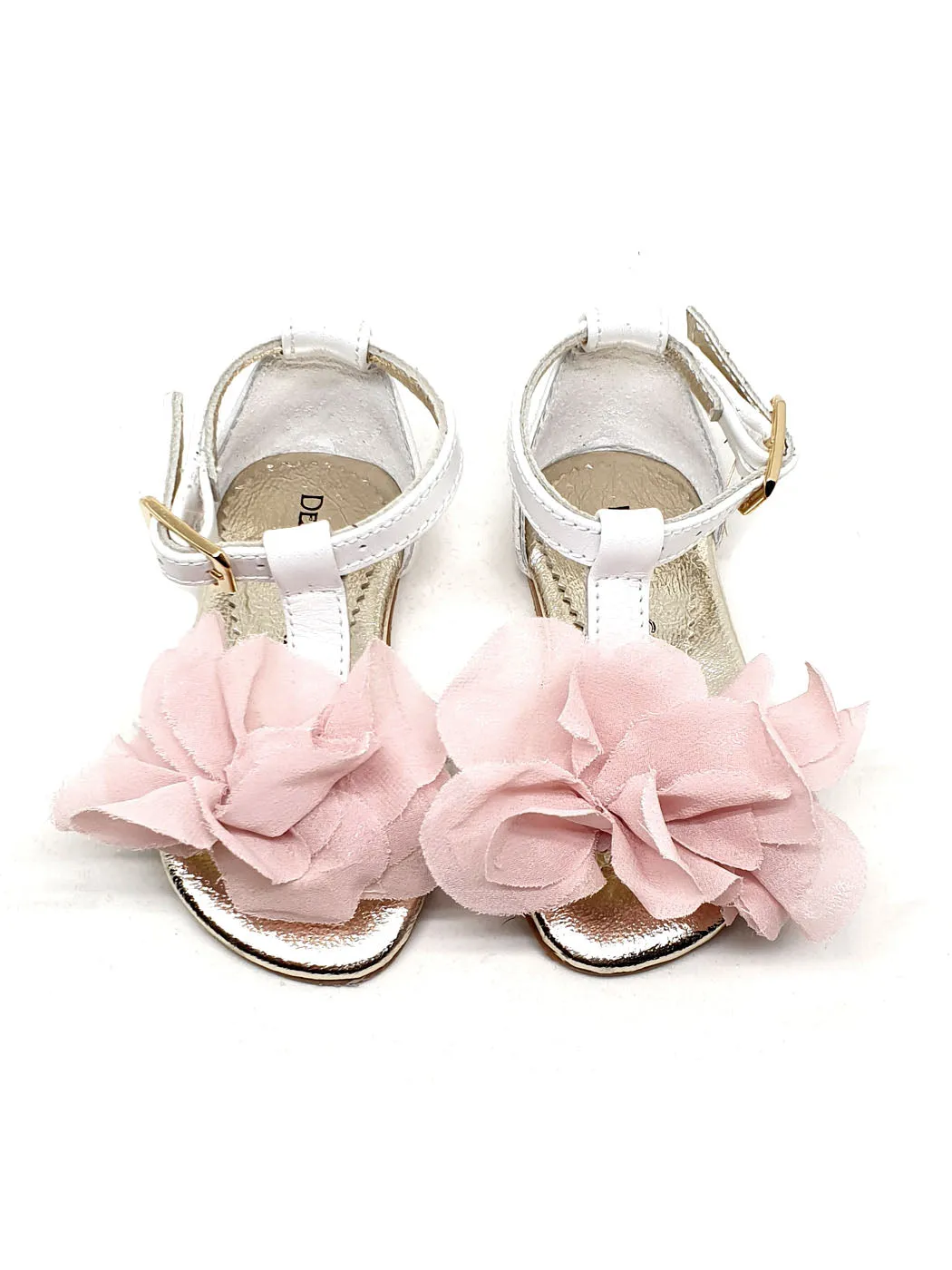 Baptismal Baby sandal for girl - MARCELINE White