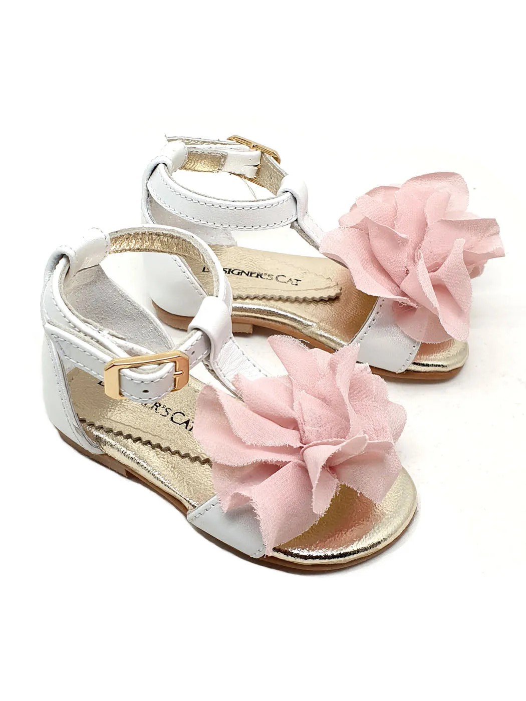 Baptismal Baby sandal for girl - MARCELINE White