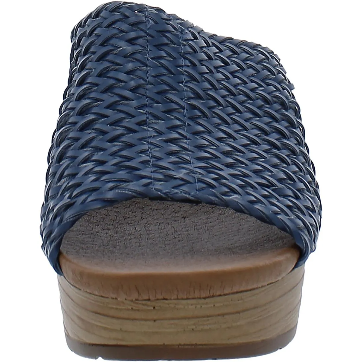 Baretraps Womens Macauley Woven Slip On Wedge Sandals