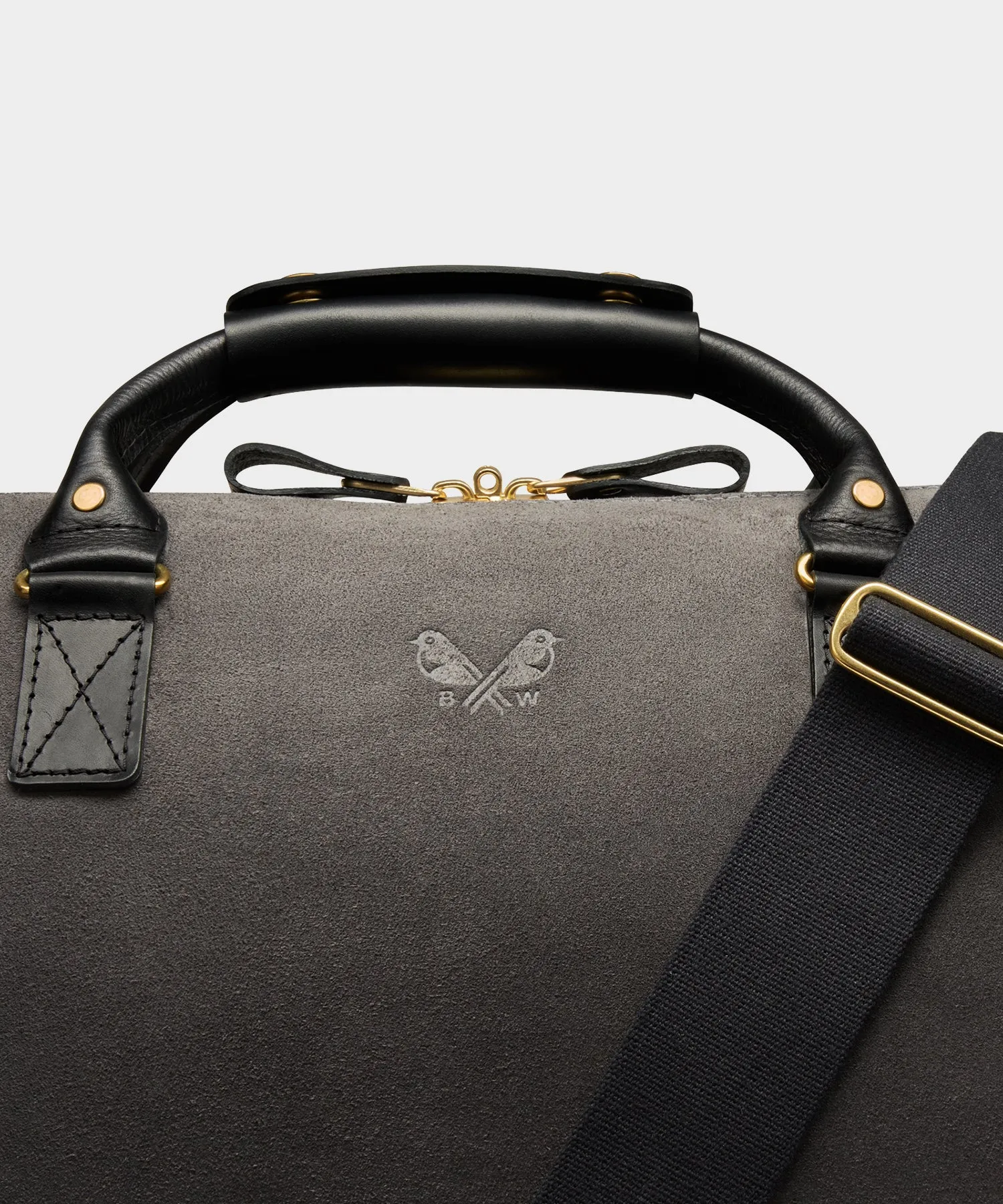 Bennett Winch Suede Commuter in Storm Grey