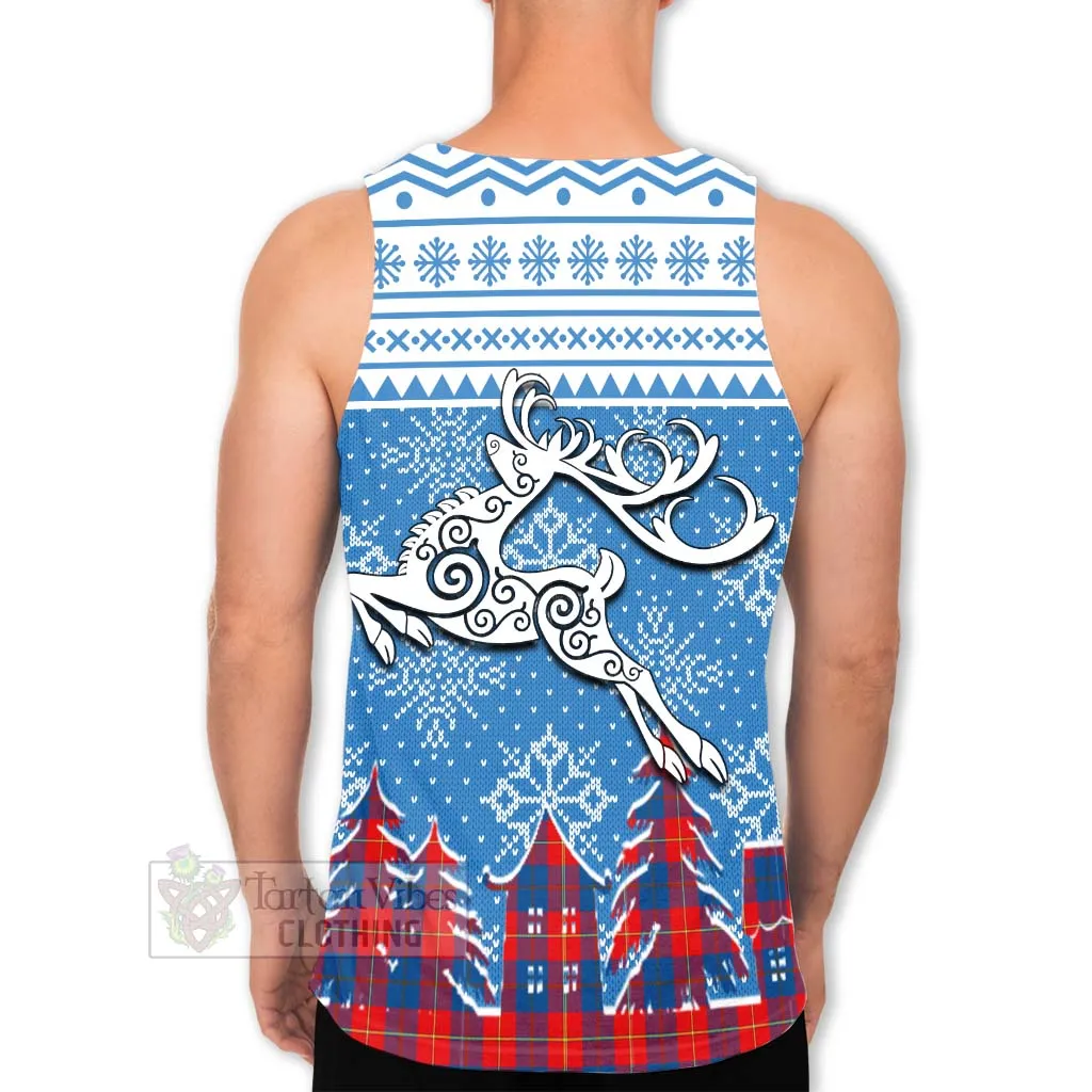 Blane Clan Christmas Men's Tank Top Celtic Reindeer Style