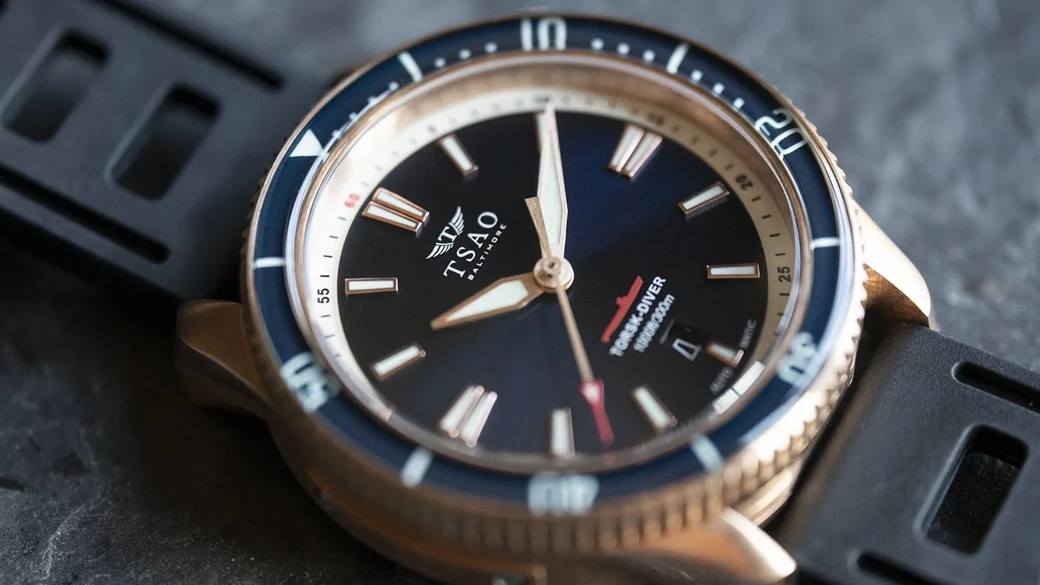 BRONZE TORSK-DIVER - MIDNIGHT BLUE