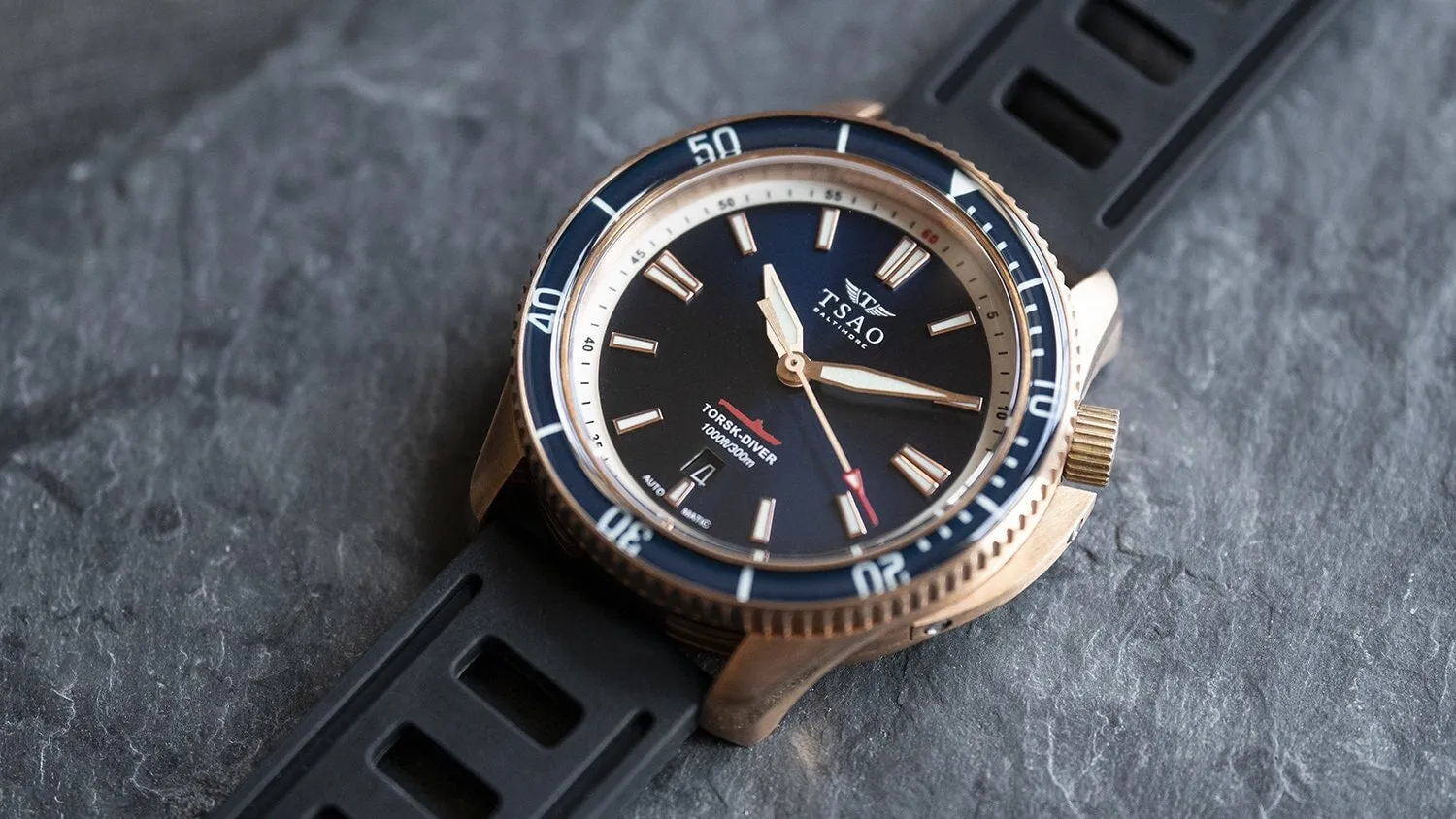 BRONZE TORSK-DIVER - MIDNIGHT BLUE