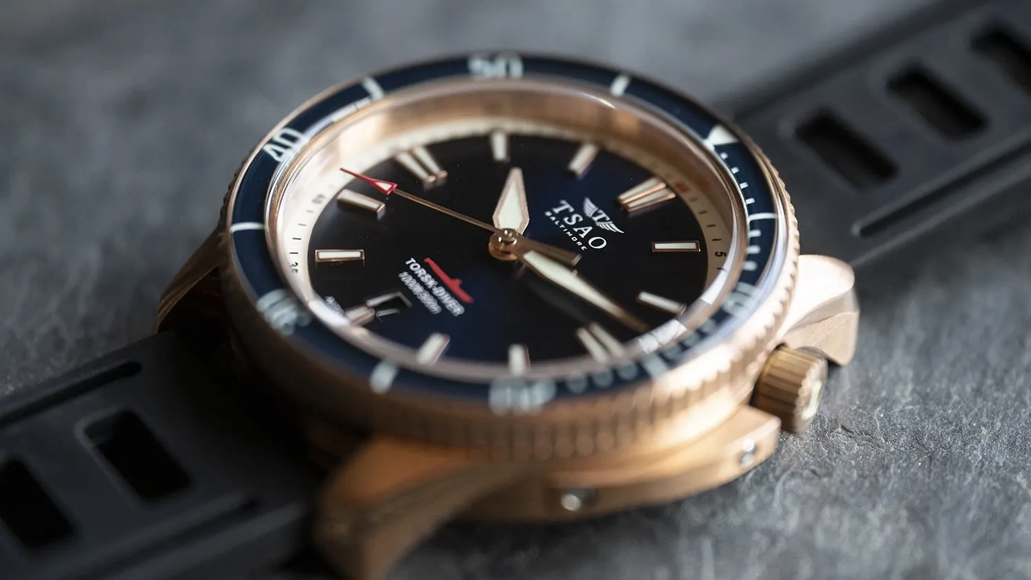 BRONZE TORSK-DIVER - MIDNIGHT BLUE