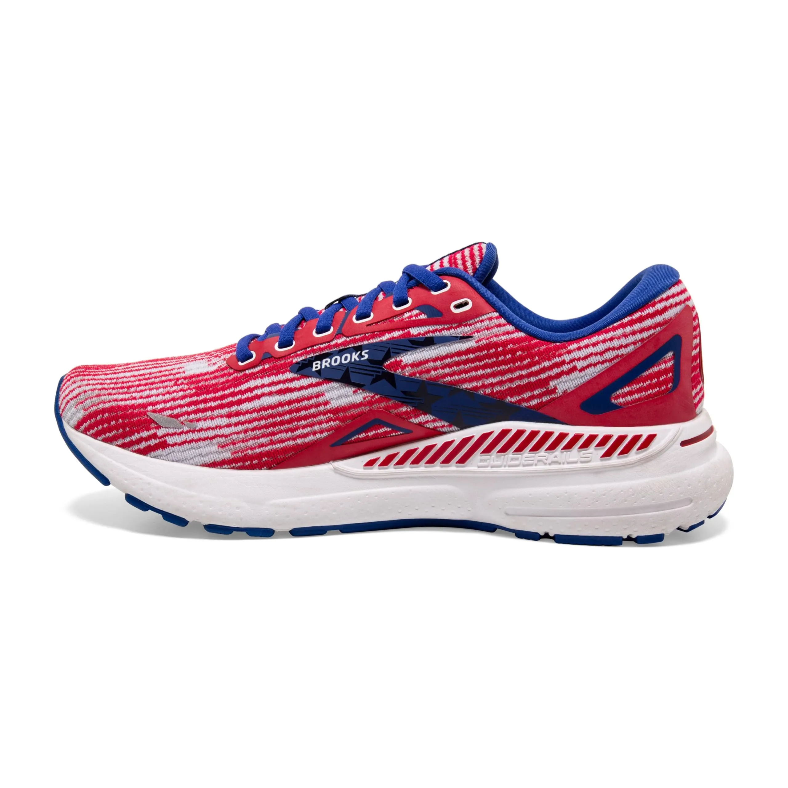 Brooks Women’s Adrenaline GTS 23 Supportive Running Shoe - Surf/White/Tango - 8 Medium