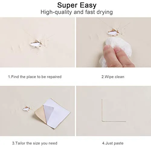 BSZHTECH Leather Repair Tape Self-Adhesive Leather Repair Patch for Couch Furniture Sofas Car Seats Advanced PU Vinyl Leather Repair Kit(Grey, 3.9 X 79 inch)