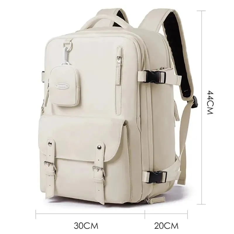 Buylor Travel Backpack For Women Carry On Luggage Business Travel Bag Unisex Fit 15.6inch Laptop Students Schoolbags Waterproof