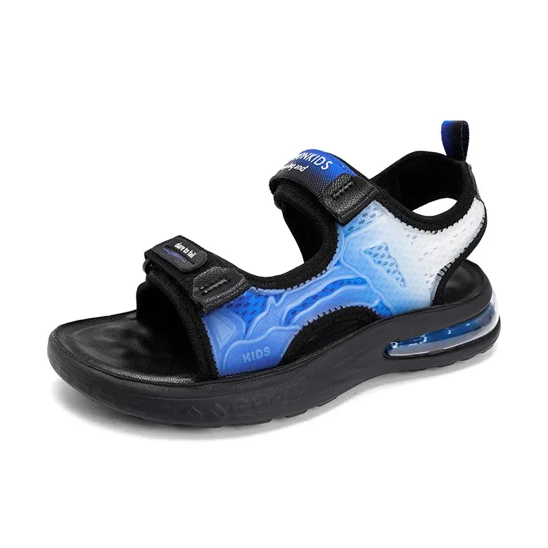 Children's Shoes Summer Sports Sandals Boys Open Toe Air Cushion Footwear Water Beach Breathable Sandals Youth Fashion Slippers
