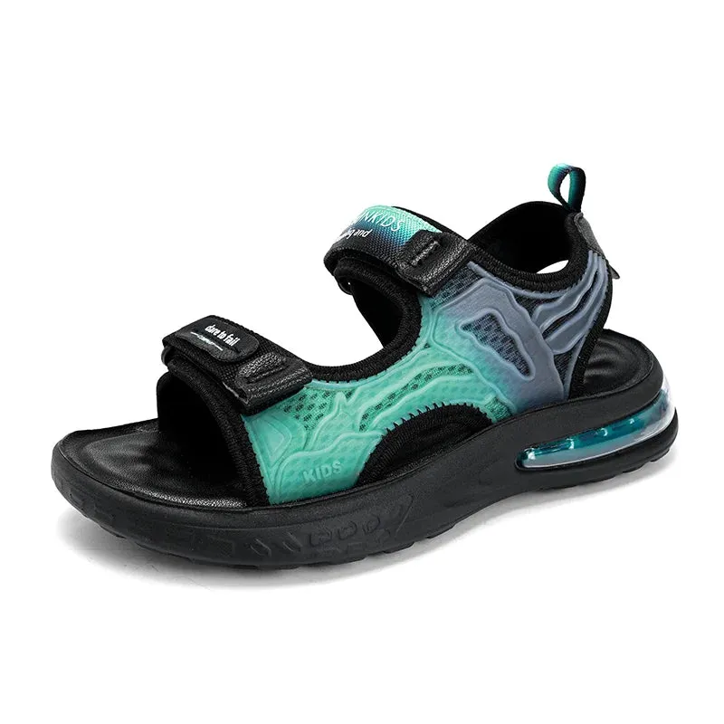 Children's Shoes Summer Sports Sandals Boys Open Toe Air Cushion Footwear Water Beach Breathable Sandals Youth Fashion Slippers