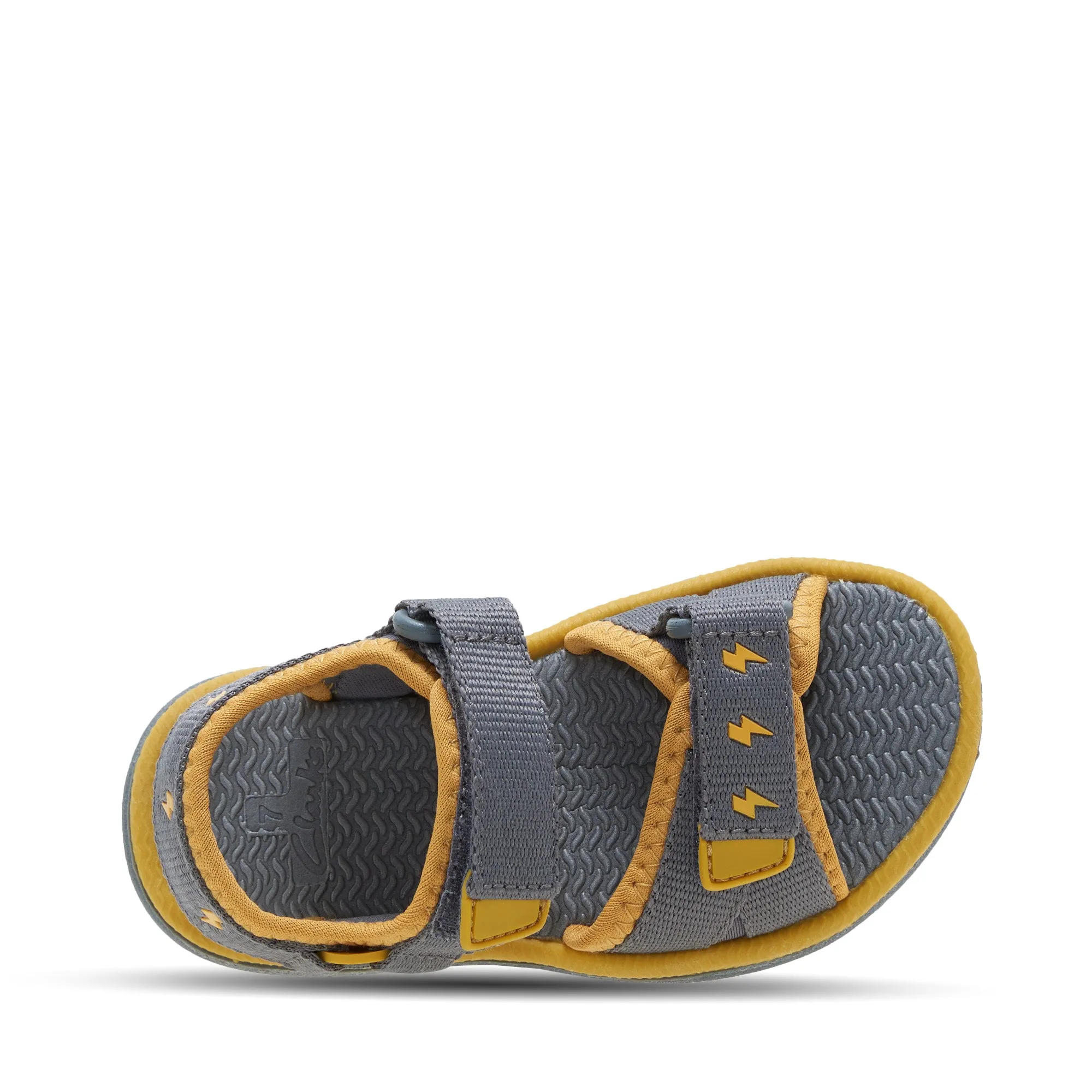 Clarks FINN in Grey/Mustard (Size AU 5-1)