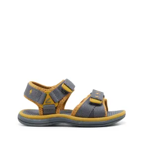 Clarks FINN in Grey/Mustard (Size AU 5-1)
