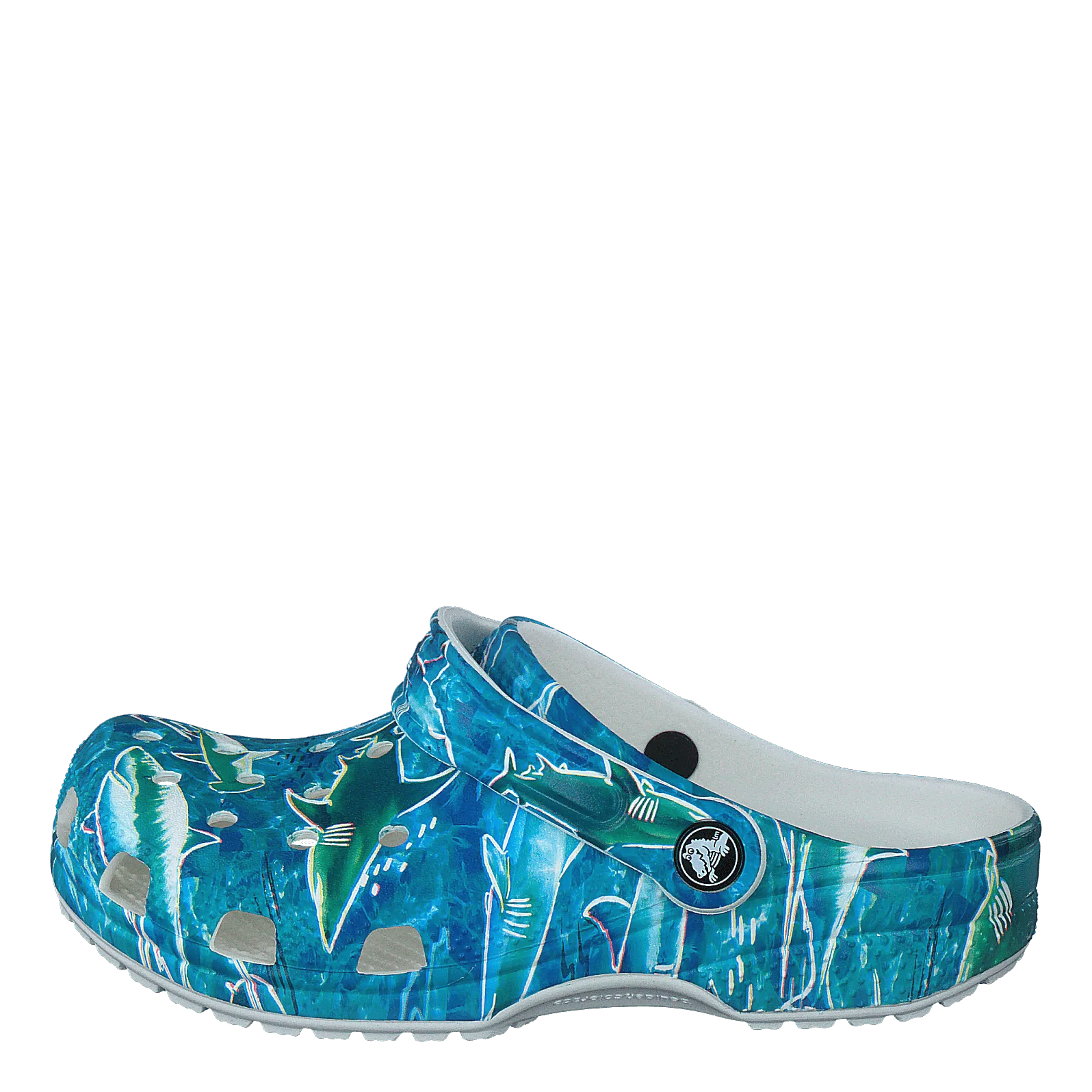 Classic Pool Party Clog K Shark/ocean