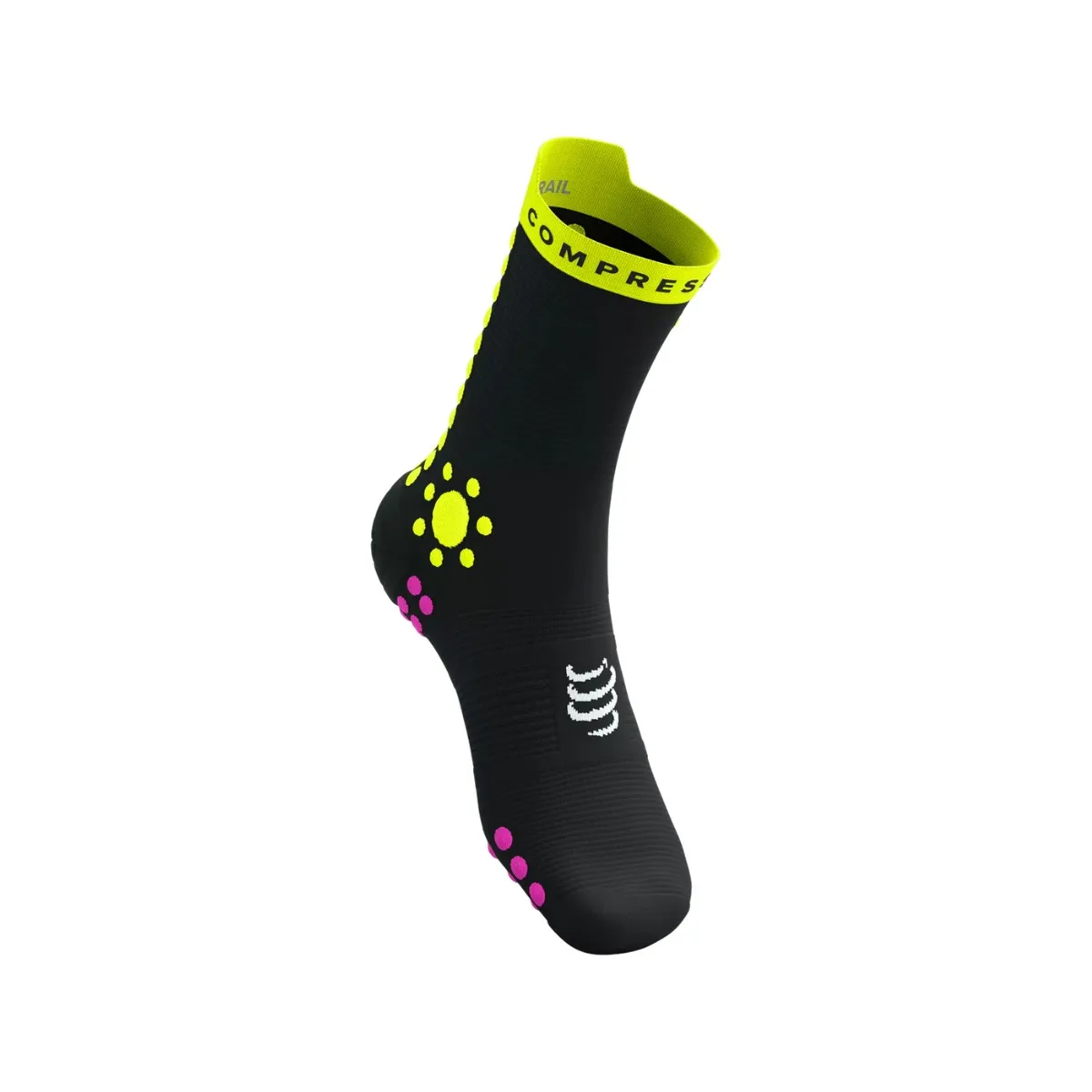 Compressport Pro v4.0 Trail Socks Black Yellow
