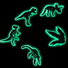 Crocs Jibbitz Glow In The Dark Dinosaurs 5 Pack