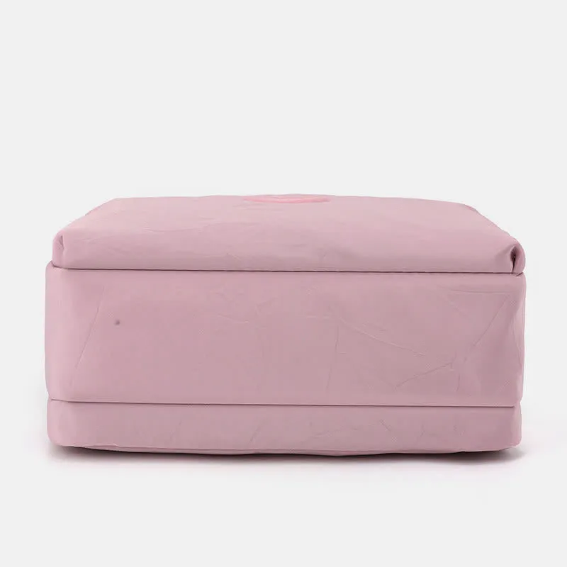 Crossbody Bag for Women Triple Zip Shoulder Bag Casual Nylon Purse