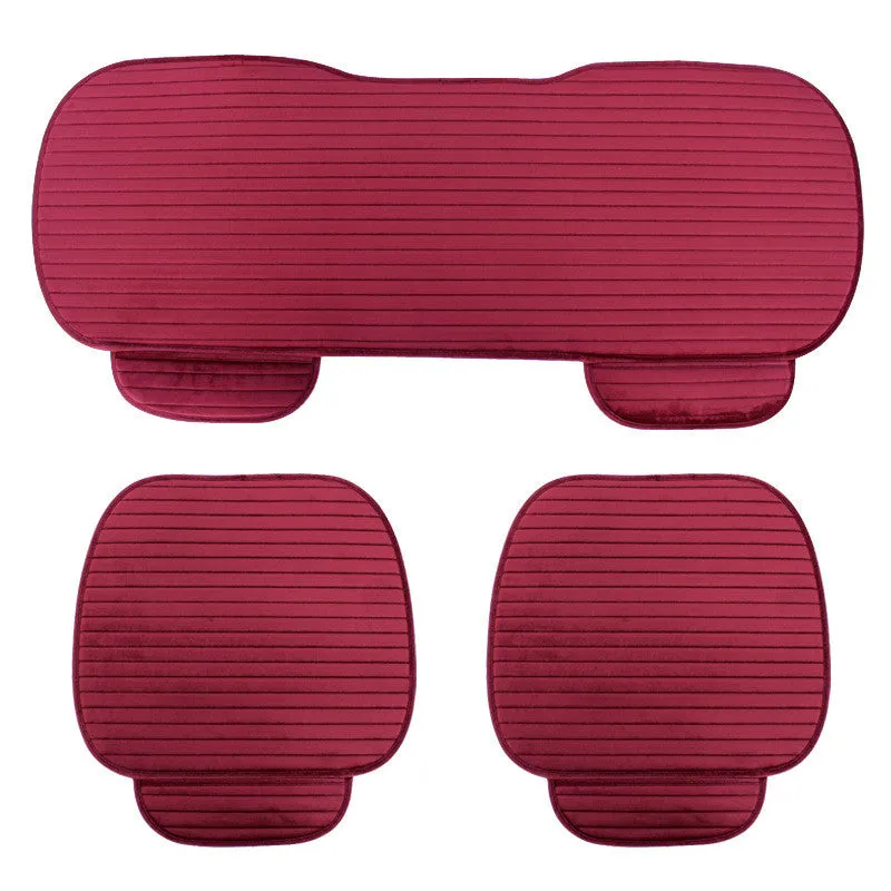 Crystal Velvet Non-Slip Non-Slip Free Backrest Three-Piece Warm