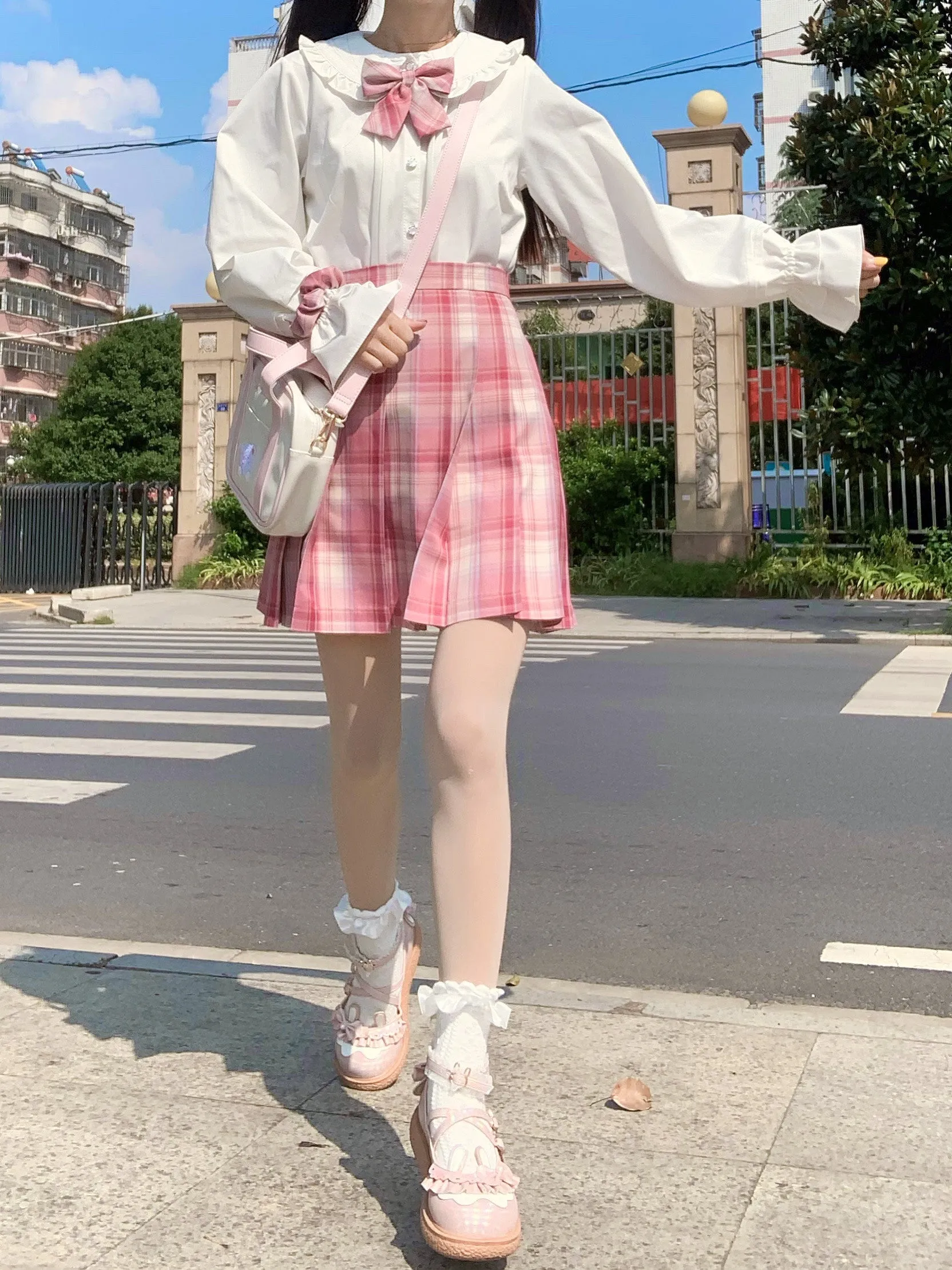 Cute Bunny Flat Lolita Shoes