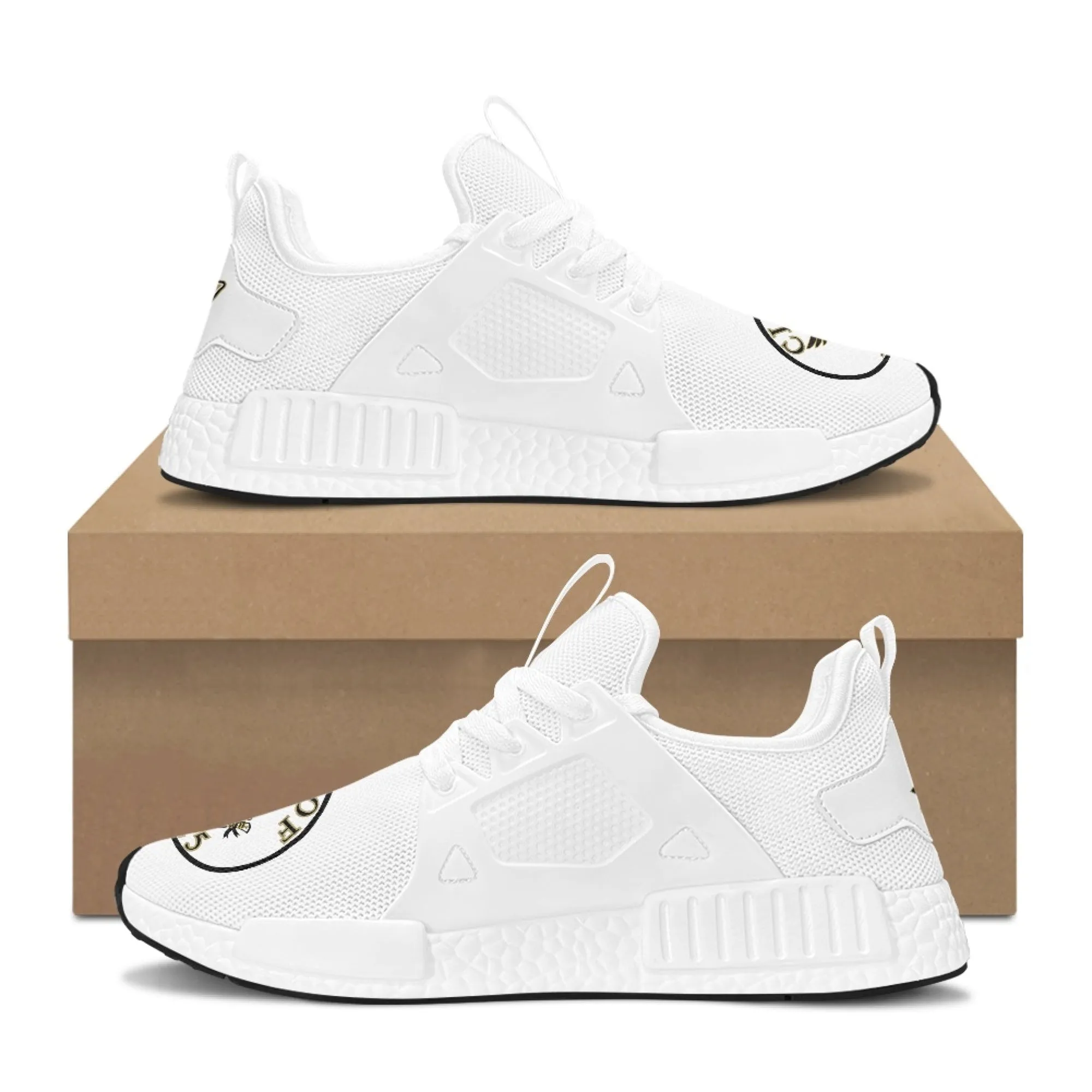 CVHS Blackhawk Class of 2025 Circle Logo Fly Knit Athletic Shoes