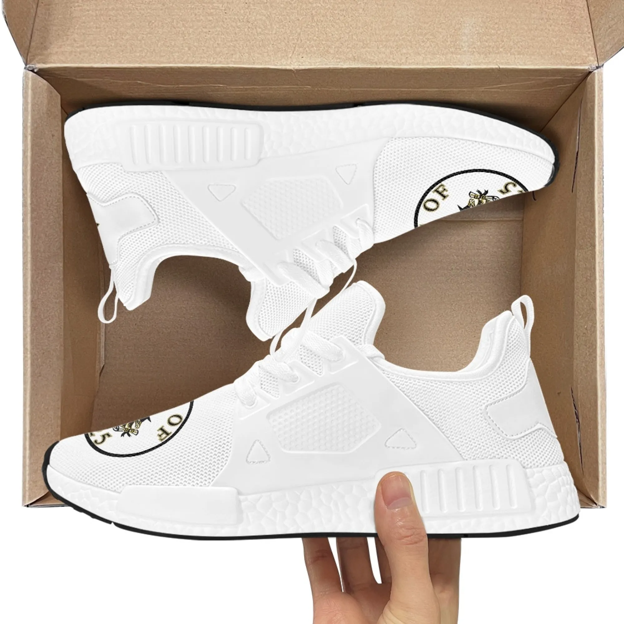 CVHS Blackhawk Class of 2025 Circle Logo Fly Knit Athletic Shoes