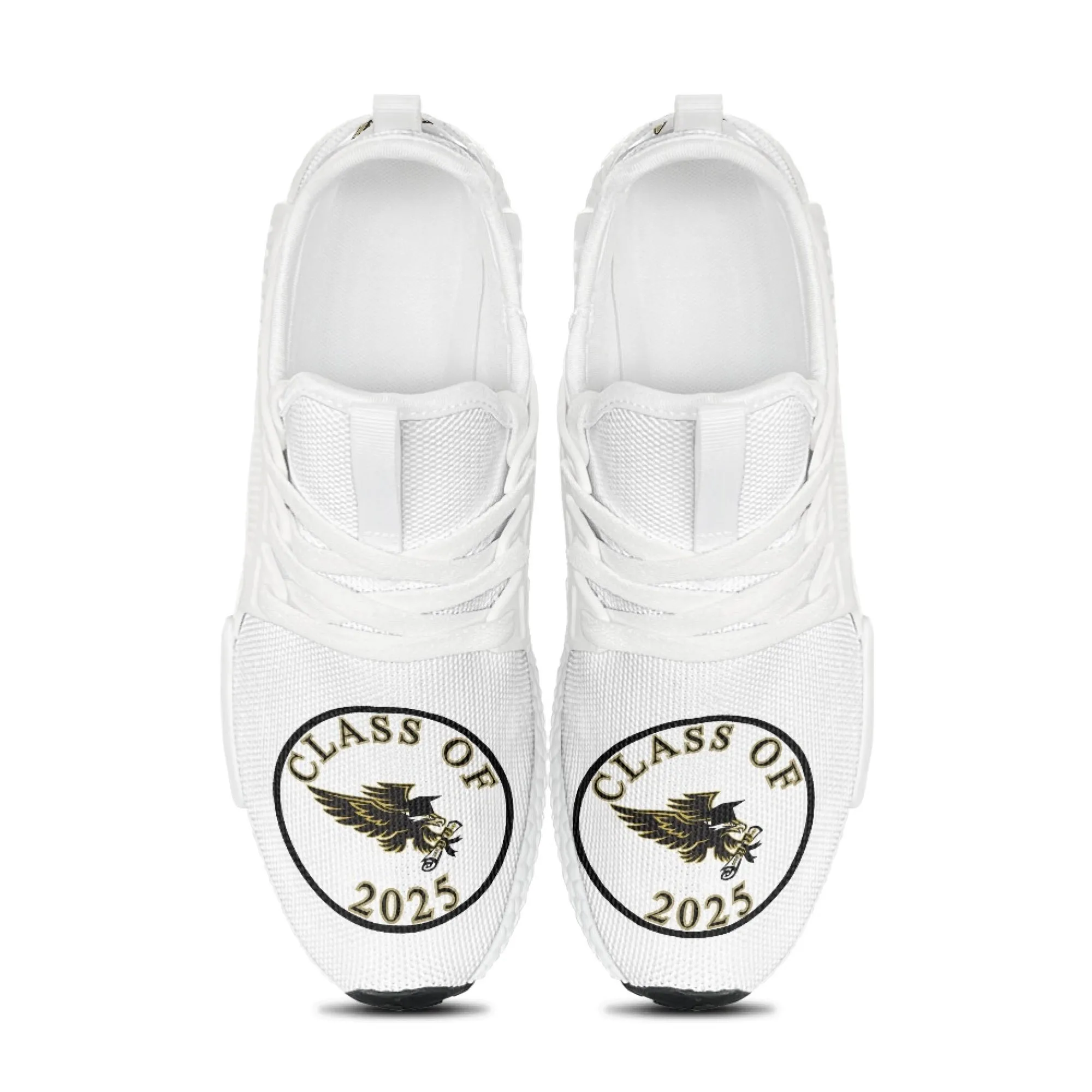 CVHS Blackhawk Class of 2025 Circle Logo Fly Knit Athletic Shoes