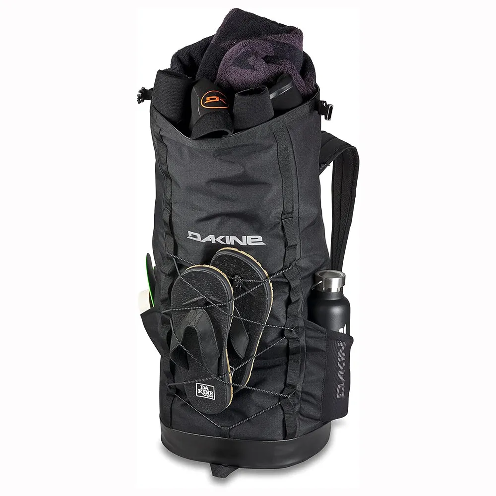 Dakine Unisex Black 35L Mission Surf Roll Top Backpack - 10003708-BLACK