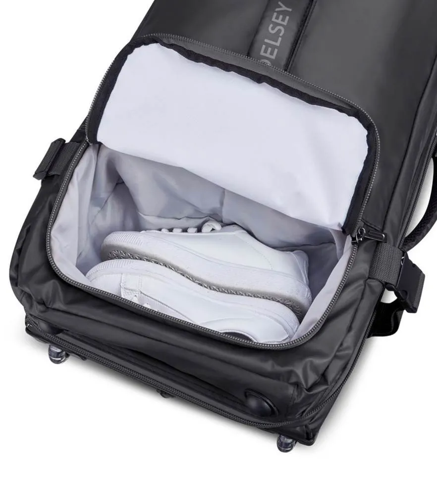 DELSEY RASPAIL 64CM TROLLEY DUFFLE 2 WHEEL BLACK