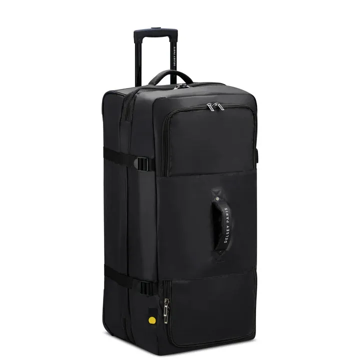 DELSEY RASPAIL 64CM TROLLEY DUFFLE 2 WHEEL BLACK