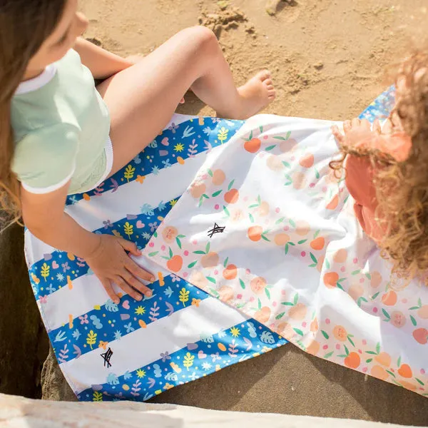 Dock & Bay Kids Beach Towel - Peach Party