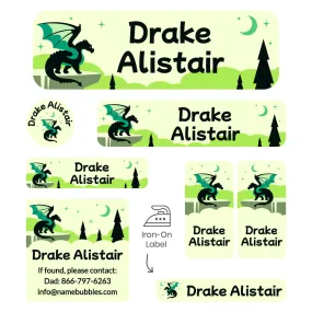 Dragon Sleepaway Camp Labels Pack