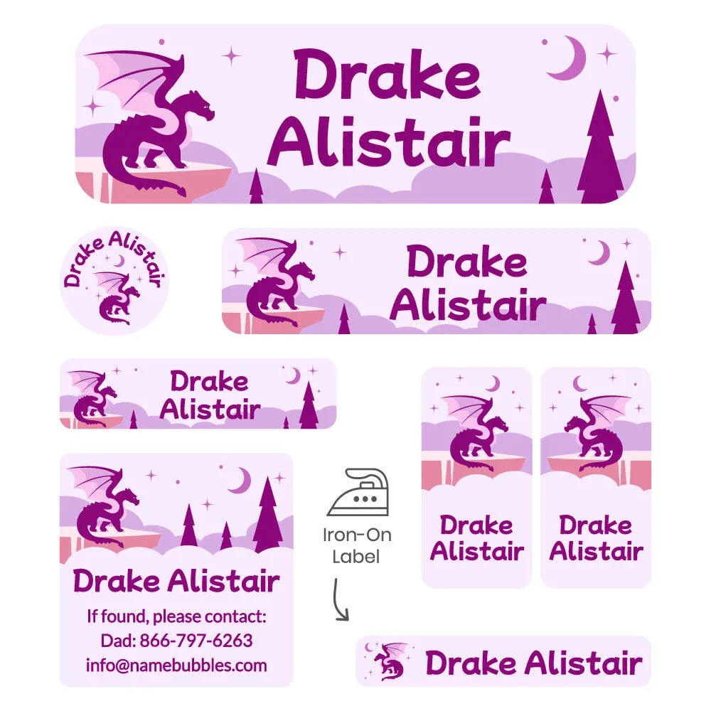 Dragon Sleepaway Camp Labels Pack