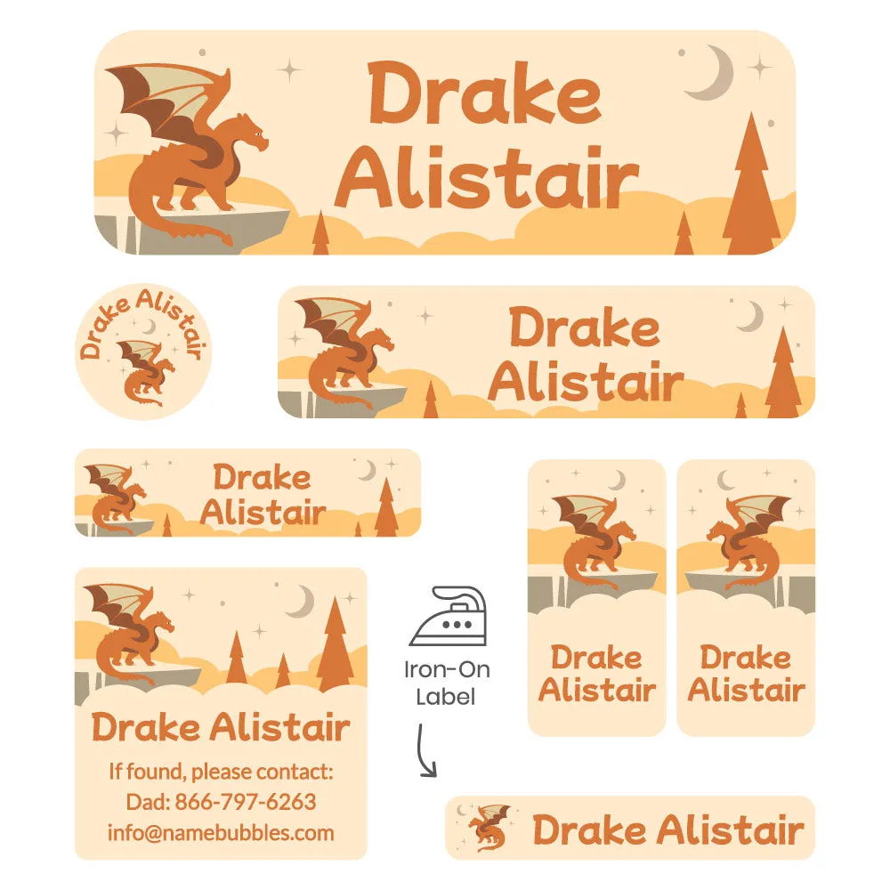 Dragon Sleepaway Camp Labels Pack