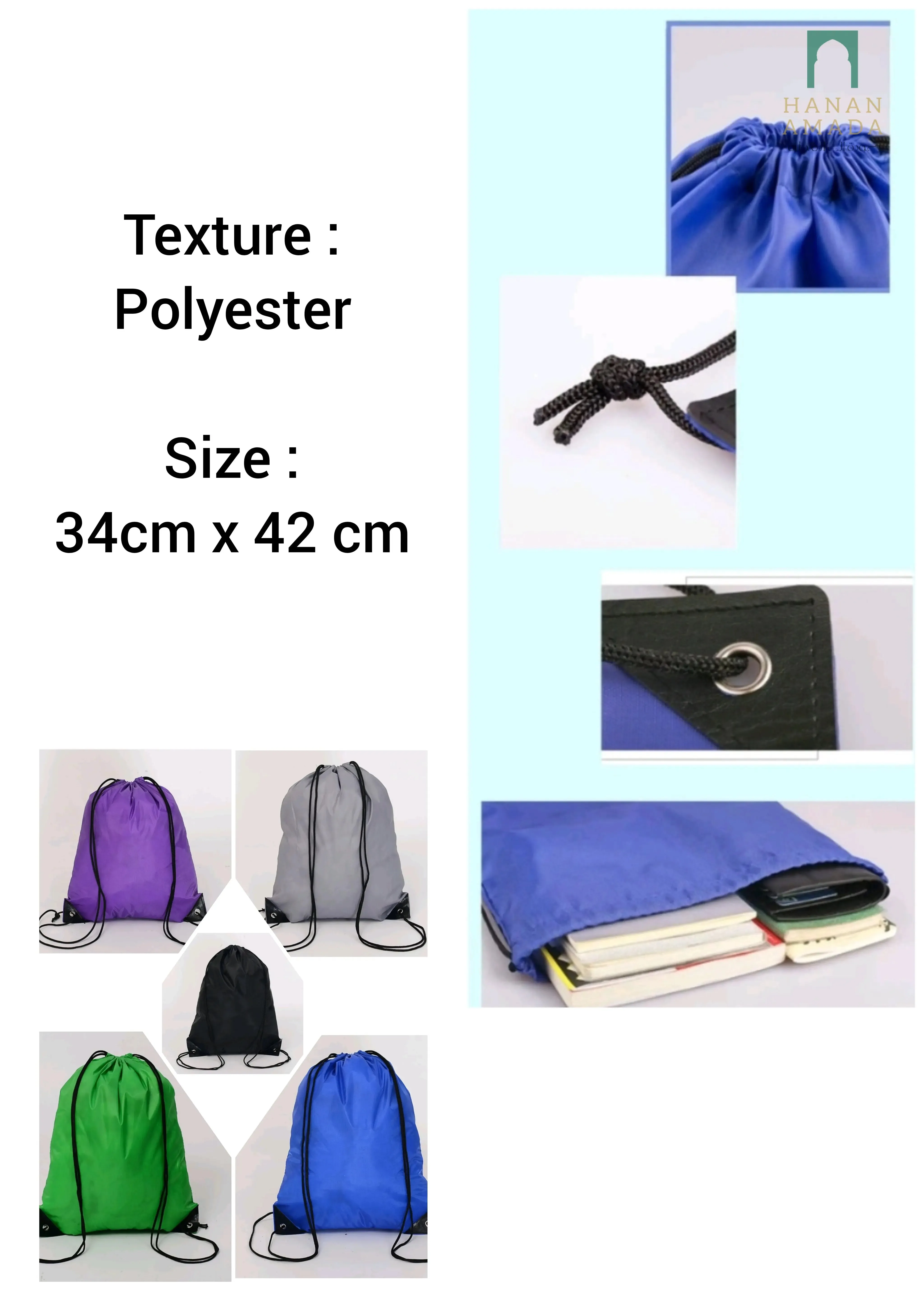 Drawstring Shoe Bags ( Back Pack)