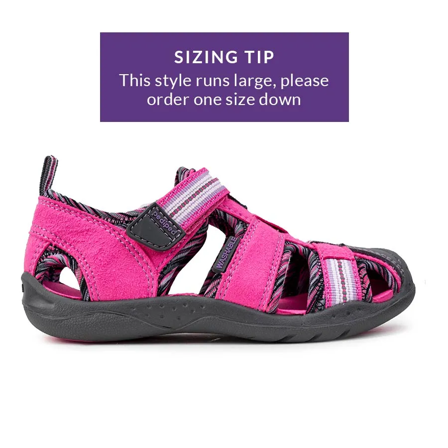 Flex Sahara Kid's Sandal - Pink Stripe