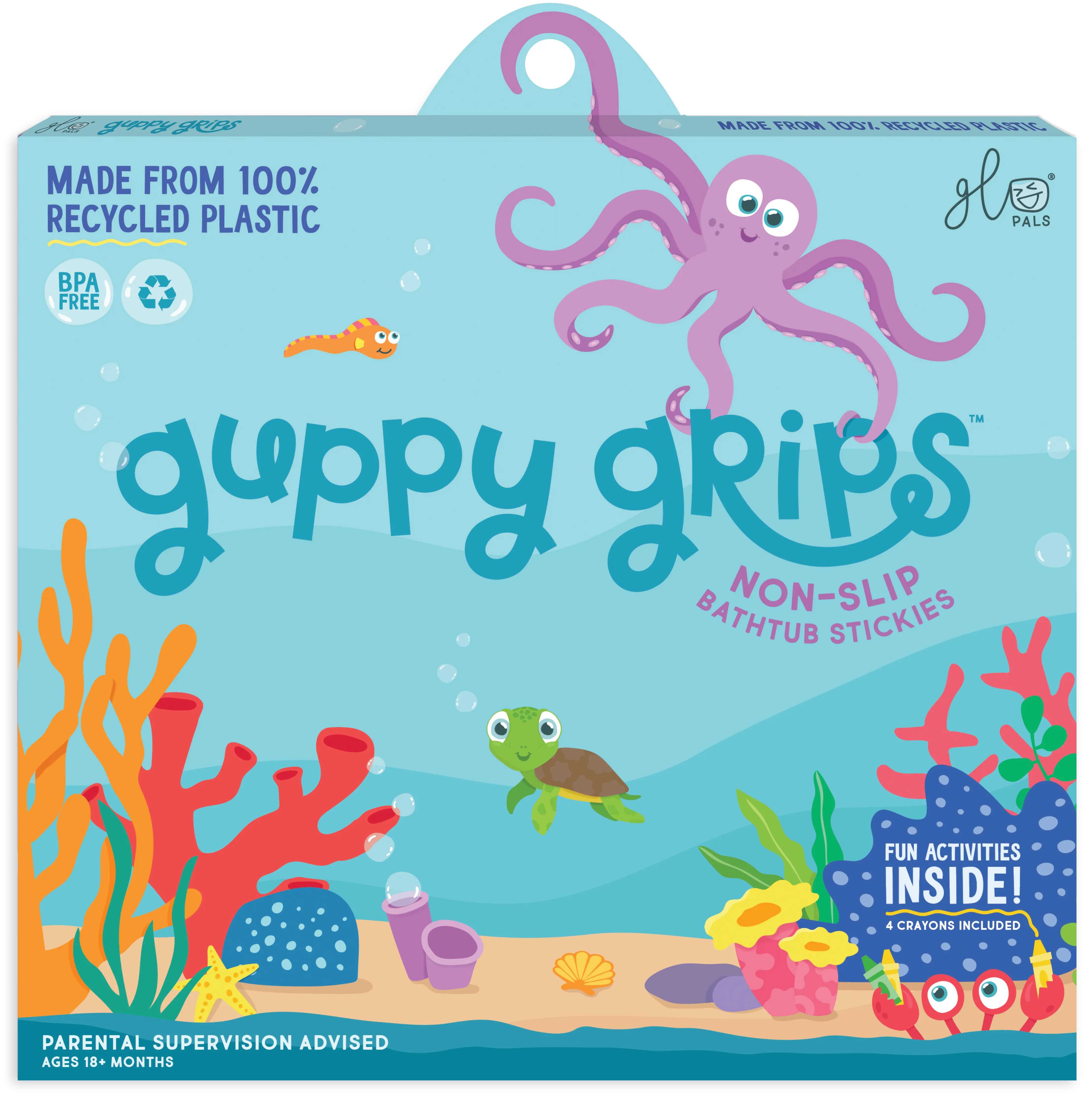 Glo Pals Guppy Bathtub Grips