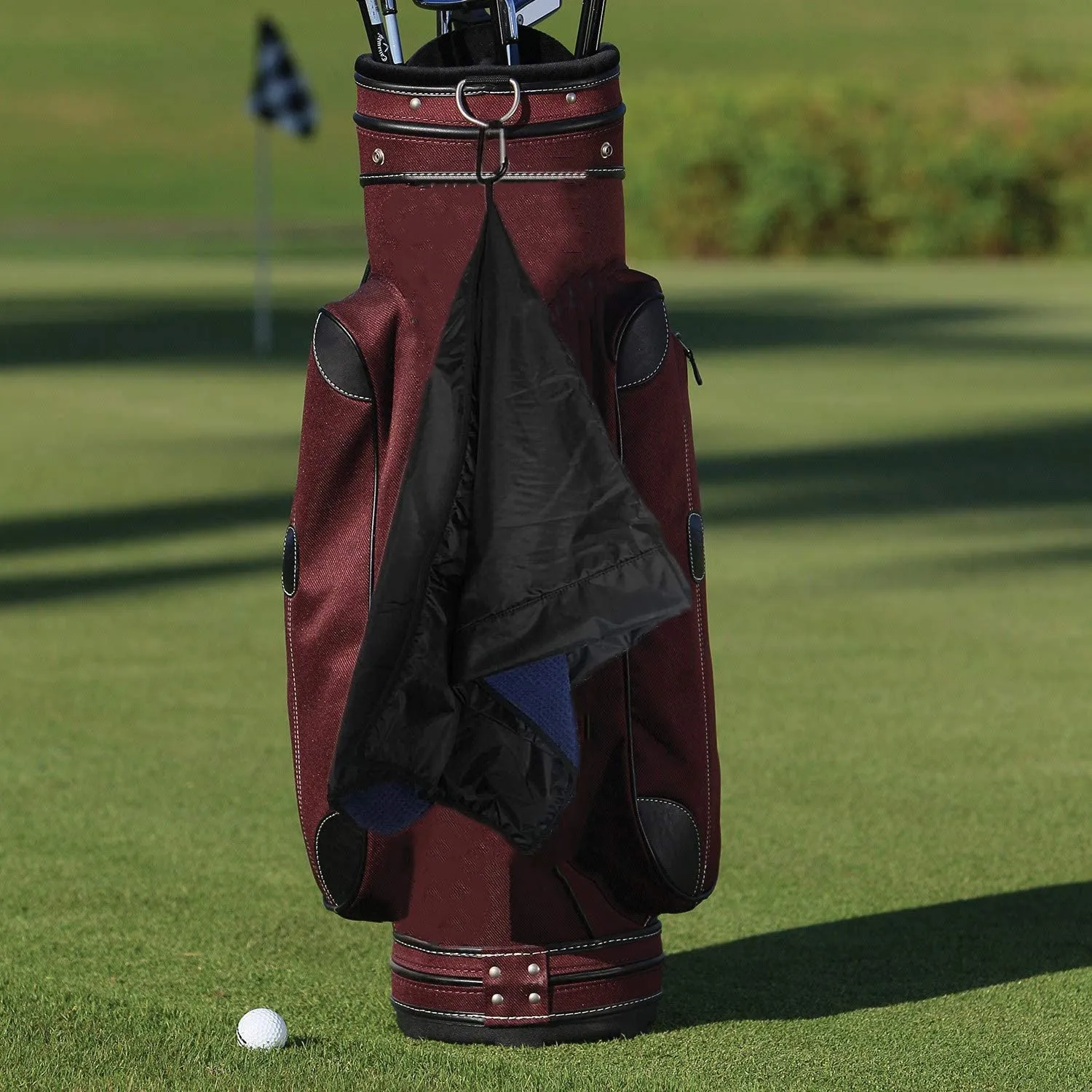 Golf Rain Hood Towel with Clip 1 Pack