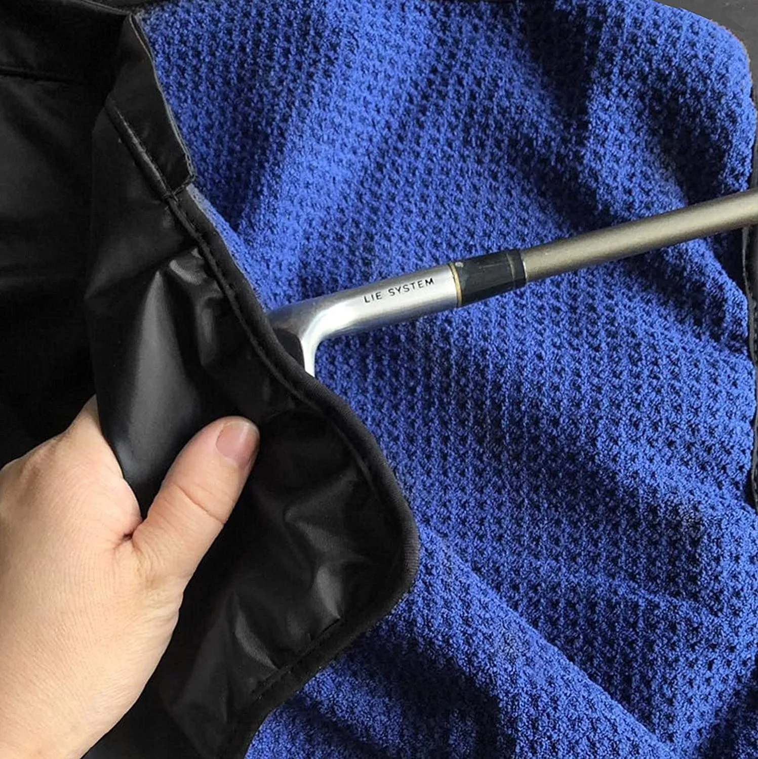 Golf Rain Hood Towel with Clip 1 Pack
