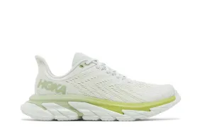 HOKA Clifton Edge Blue Flower Green Glow Sneakers, White
