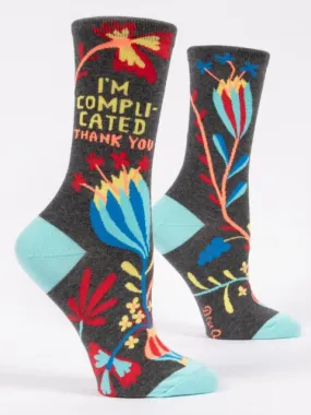 I'm Complicated, Thank You Women's Crew Socks