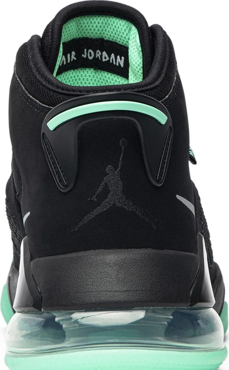 Jordan Mars 270 Green Glow Sneakers, Black